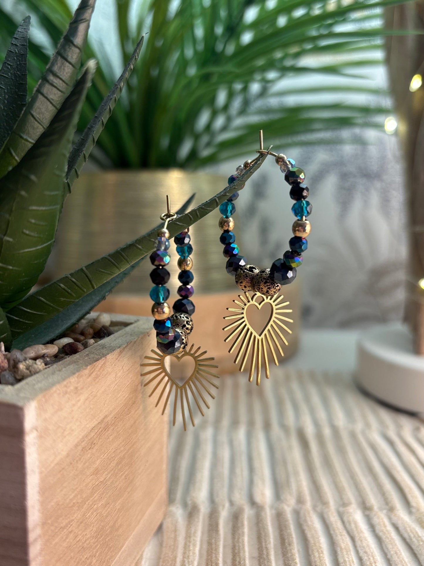 Boucles d oreilles cœur