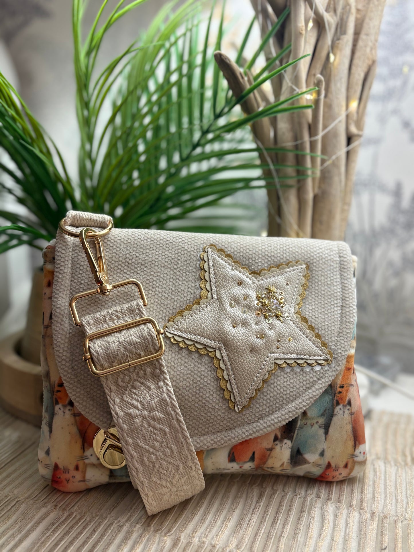Mini sac étoilé