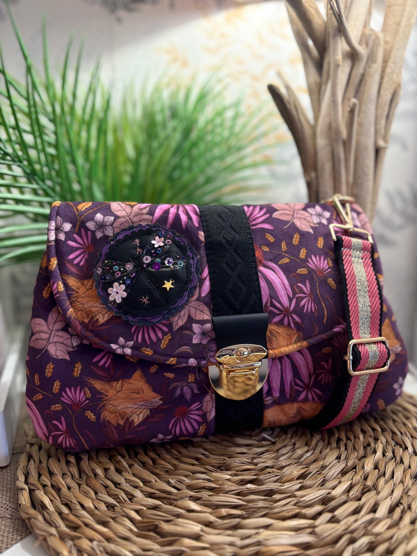Sac à main libellule