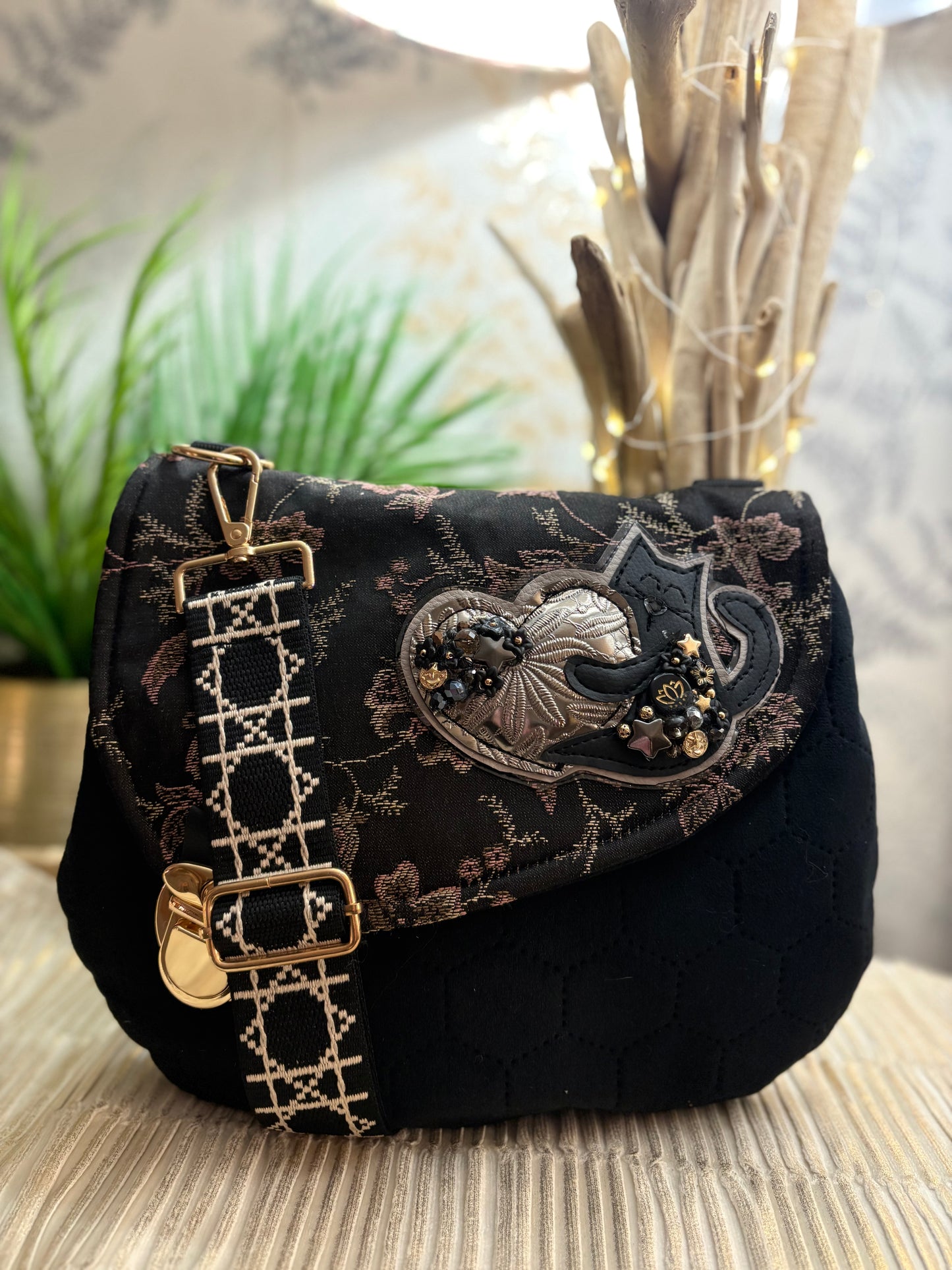 Sac à main chat