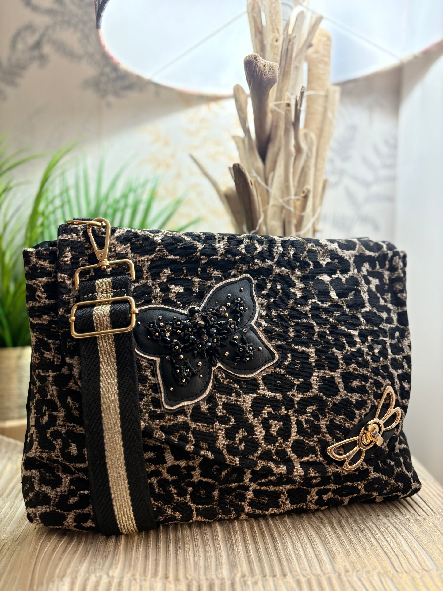 Sac cartable papillon