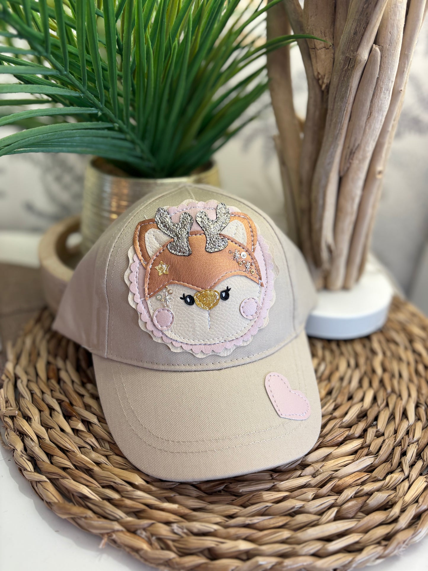Casquette bichette perlée