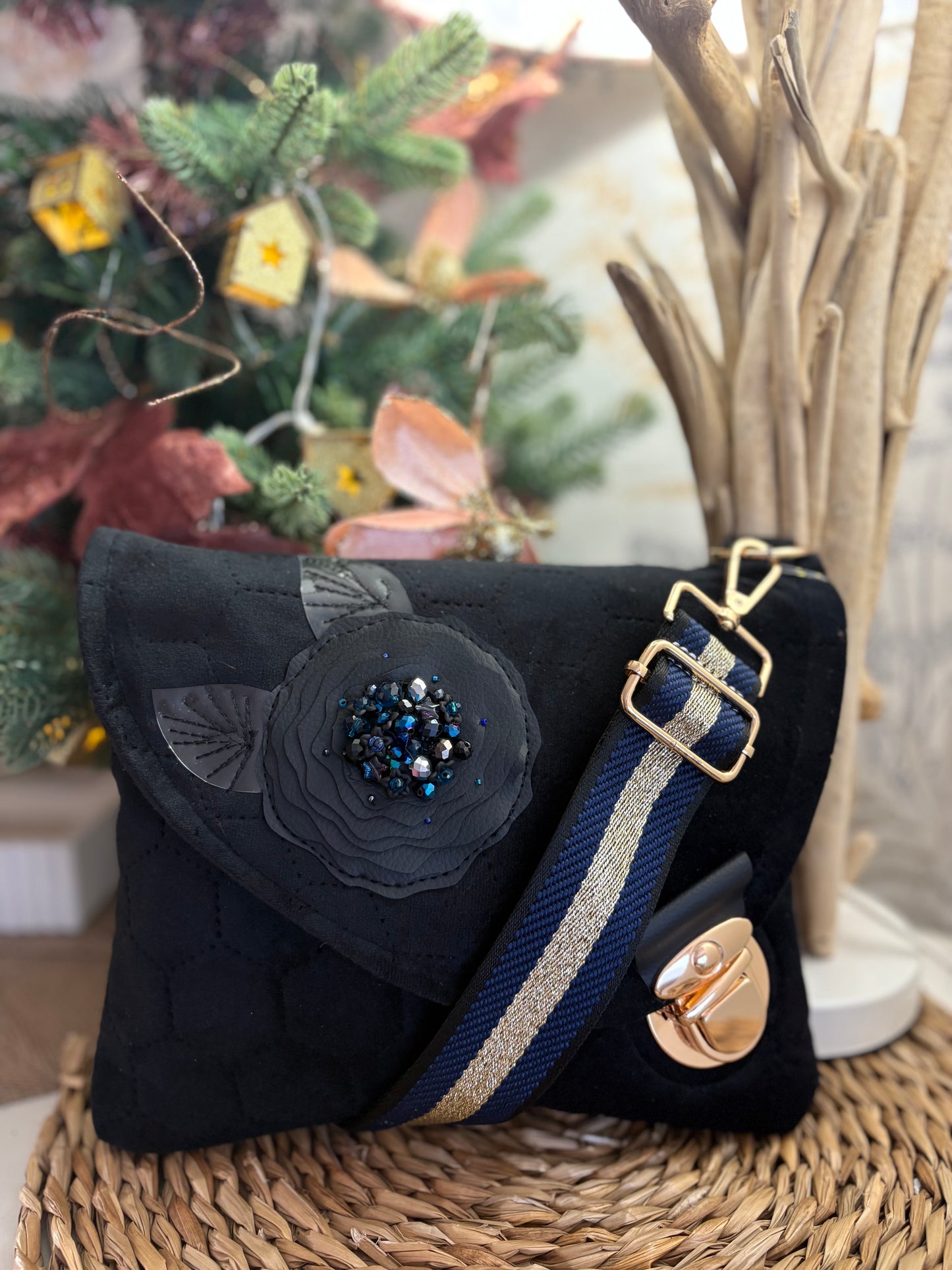 Sac à main fleur