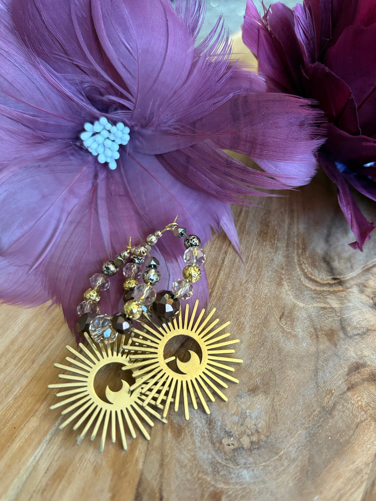 Boucles lune éternelle