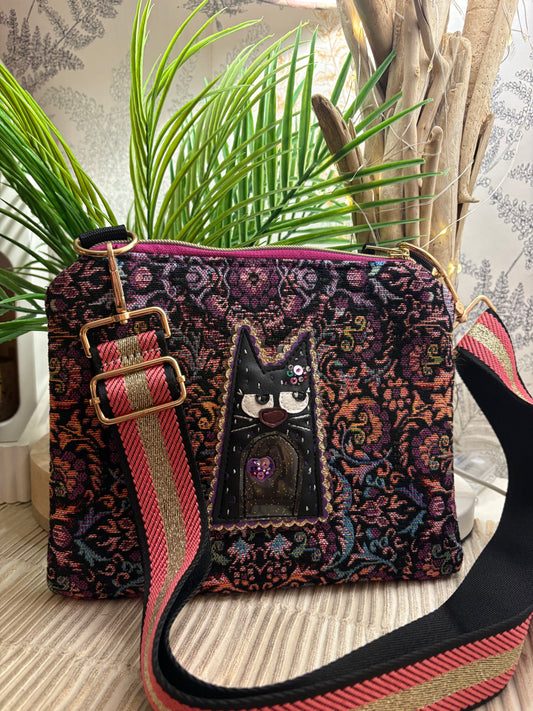Sac à main chat