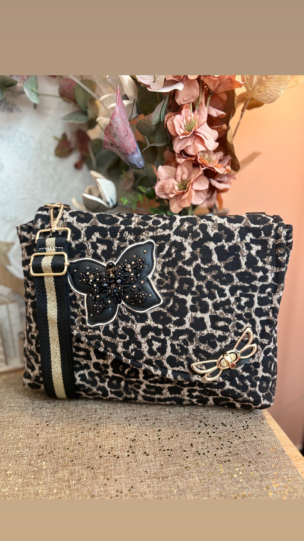 Grand Sac à main papillon