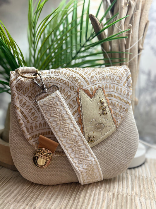 Sac à main chat