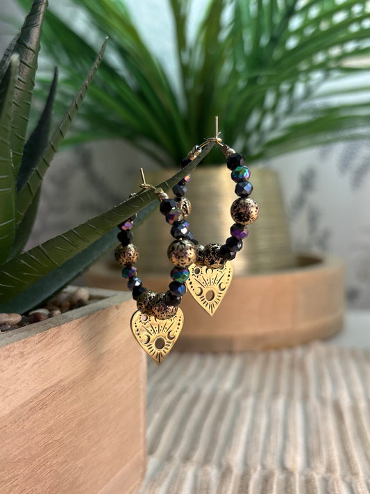 Boucles d oreilles cœur