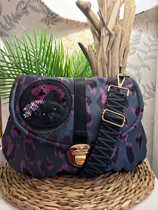 Sac à main chat