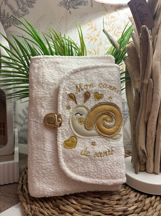 Reservé Cathy Protège carnet de santé escargot